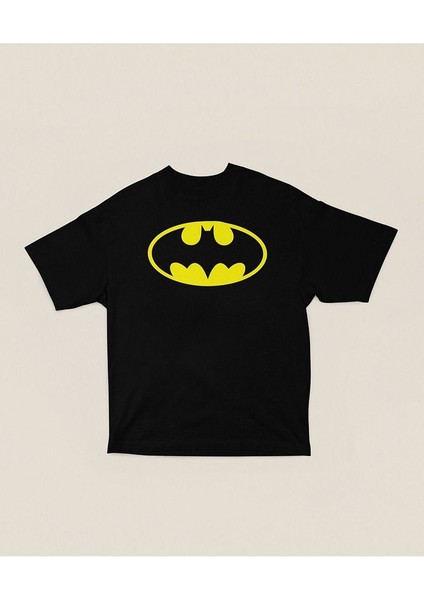 The Batman Kahraman Karakter Baskılı Unisex Oversize Tişört