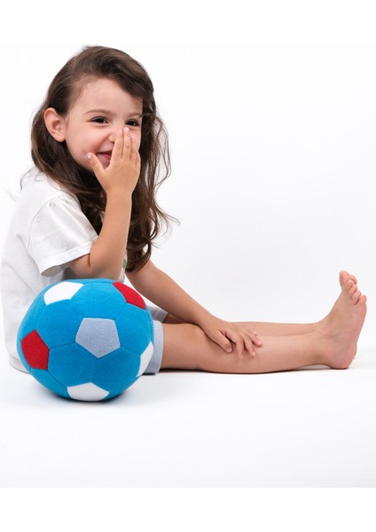 Peluş Oyuncak Top Sparka Peluş Taraftar Futbol Topu 20CM – Mavi fiyatları
