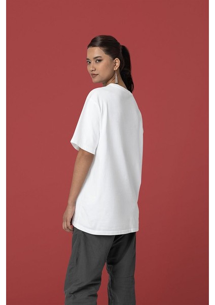 Unisex Oversize Baskısız Basic Tişört
