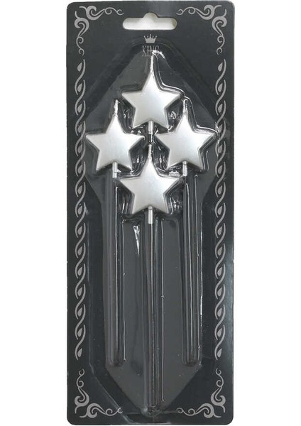 Pasta Mumu Gümüş Yıldız 4 Lü