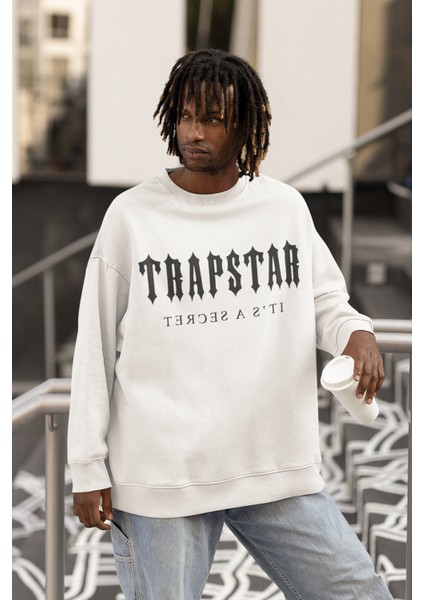 Trapstar Its A Secret Yazılı Unisex Oversize Sweatshirt