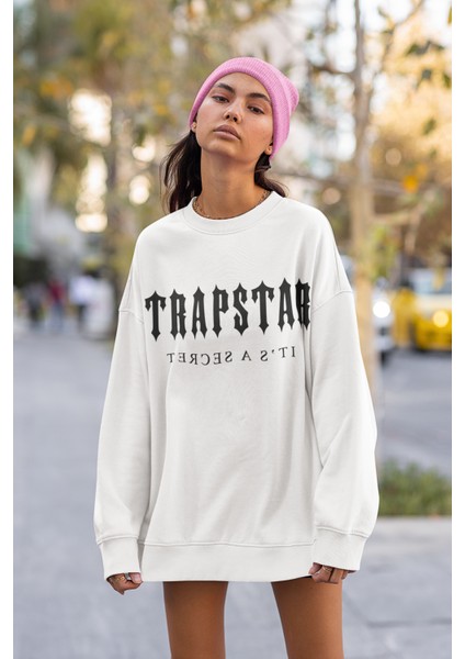 Trapstar Its A Secret Yazılı Unisex Oversize Sweatshirt fiyatları