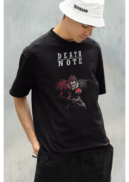 Death Note Baskılı Unisex Oversize Anime Tişört fiyatları