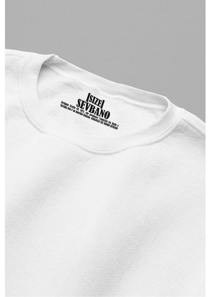 Good Vibes Only Yazılı Unisex Oversize Sweatshirt