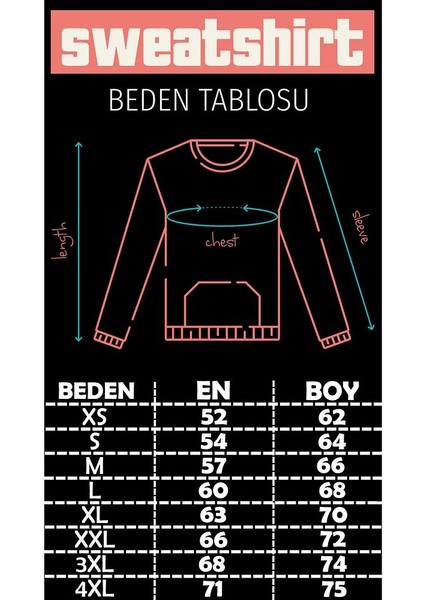 Lullbaby Tasarım Baskılı Unisex Oversize Sweatshirt