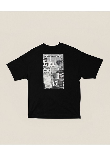 I Did Something Bad Taylor Swift Baskılı Unisex Oversize Tişört