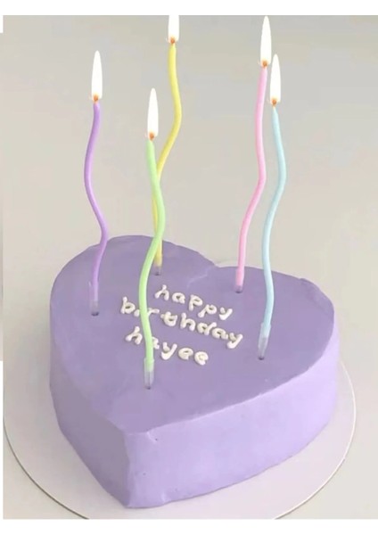 Pasta Mumu Spiral Kıvrımlı Makaron Renk 6 Lı