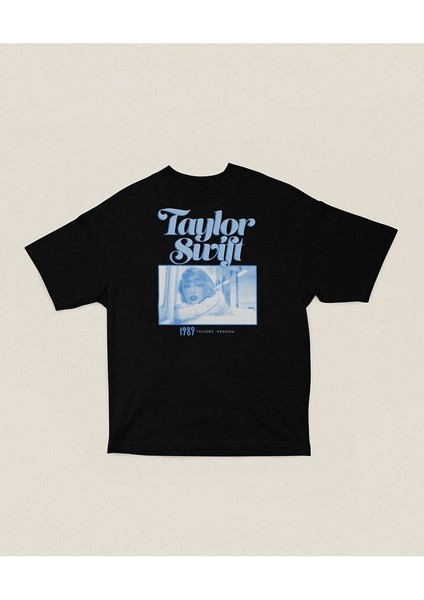 Tasarım Taylor Swift Baskılı Unisex Oversize 1989 Tişört