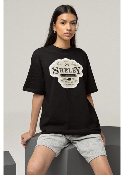 Shelby Company Limited Birmingham Baskılı Unisex Peaky Blinders Oversize Tişört fiyatları