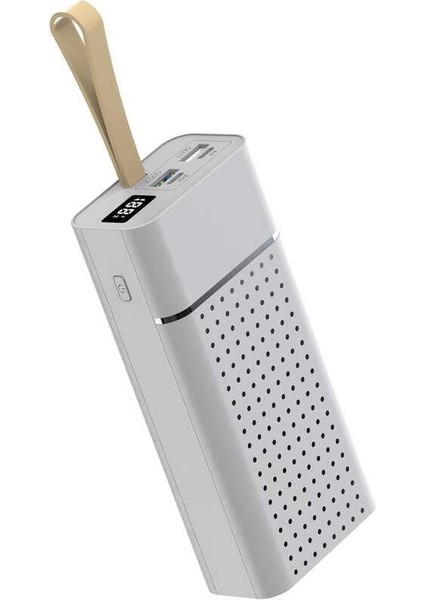 B-33 Askılı LED Göstergeli Taşınabilir Powerbank 30000 mAh