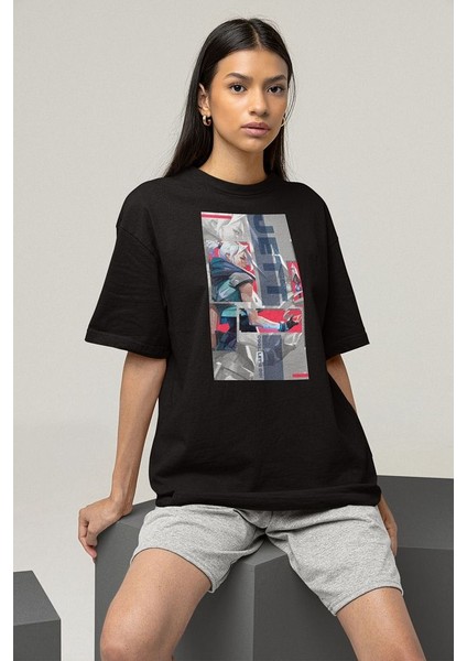 Cool Lets Go Jett Baskılı Unisex Oversize Valorrant Tişört fiyatları