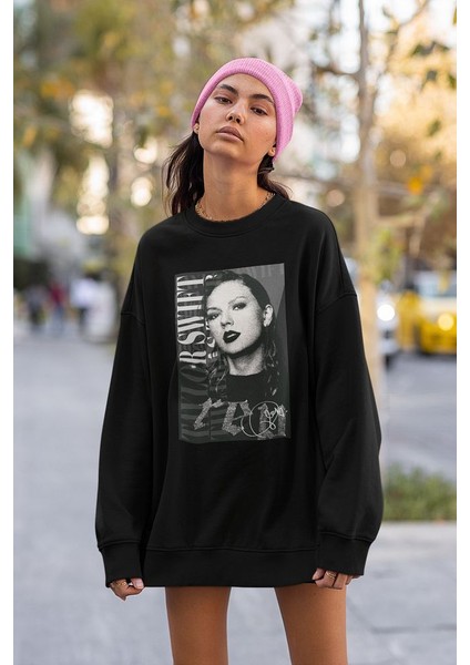 Taylor Swift Red Baskılı Unisex Oversize Şarkıcı Sweatshirt