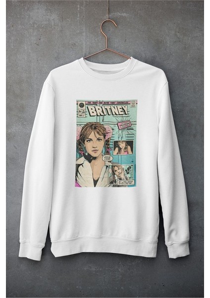 Britney Spears Baskılı Unisex Oversize Şarkıcı Sweatshirt fiyatları