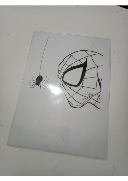 Spiderman Pvc Kaplama Karakalem 1