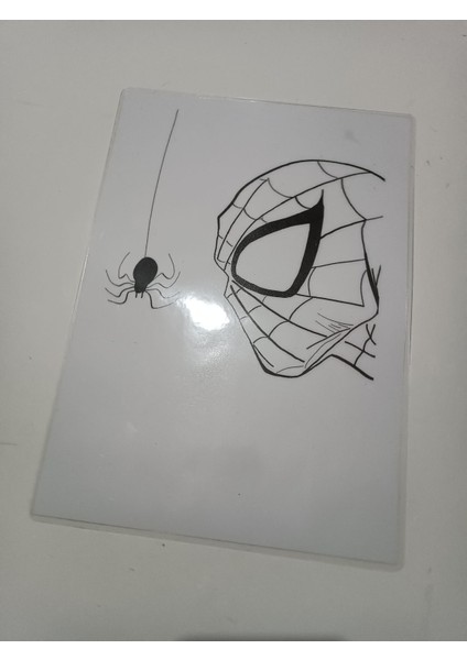Spiderman Pvc Kaplama Karakalem 1