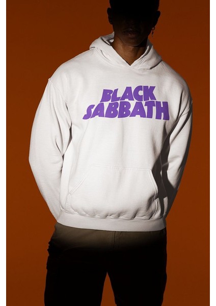 Black Sabbath Yazılı Unisex Oversize Hoodie