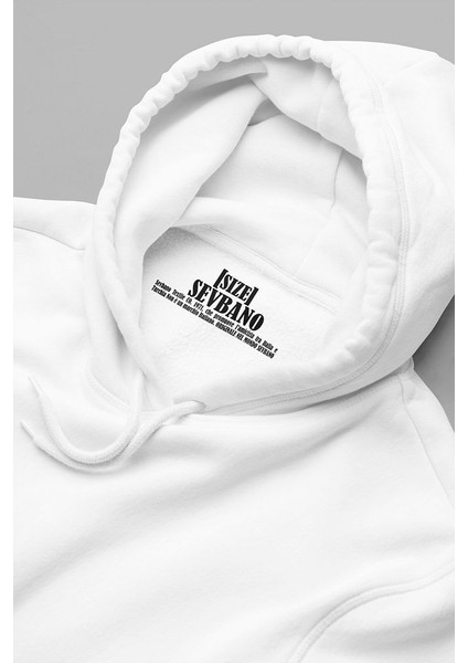 Good Vibes Only Yazılı Unisex Oversize Hoodie