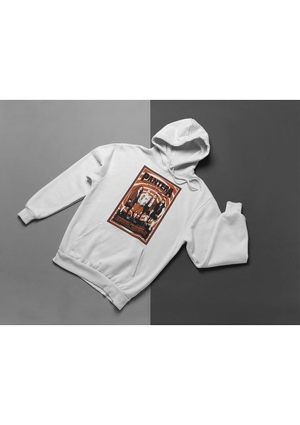 Vintage Pantera Baskılı Unisex Oversize Müzik Grubu Hoodie modelleri