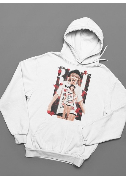 Taylor Swift Baskılı Unisex Oversize Şarkıcı Hoodie