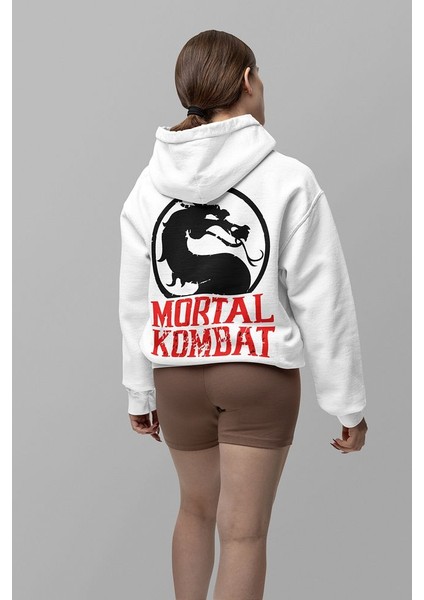 Mortal Kombat Baskılı Unisex Oversize Anime Hoodie modelleri
