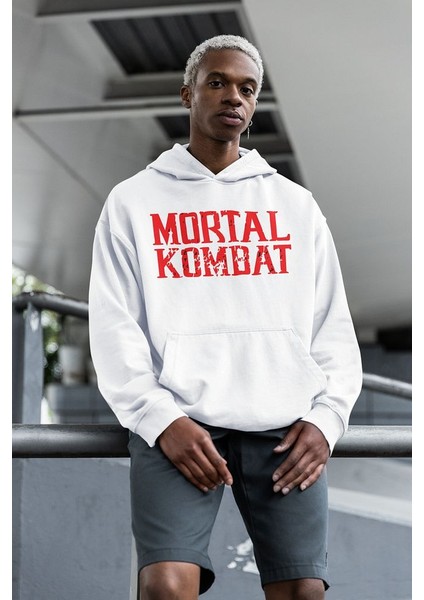 Mortal Kombat Baskılı Unisex Oversize Anime Hoodie fırsatları