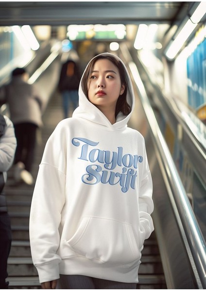 Taylor Swift Baskılı Unisex Oversize Şarkıcı Hoodie fırsatları