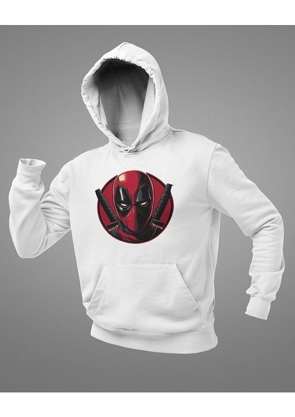 Deadpool Karakter Baskılı Unisex Oversize Hoodie fiyatları