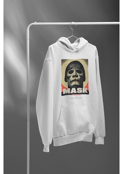Mask He Is On The Loose ! Baskılı Unisex Oversize Hoodie