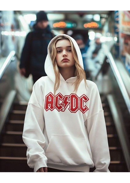 Rock Metal Müzik Grubu Baskılı Unisex Oversize Ac Dc Hoodie fiyatları