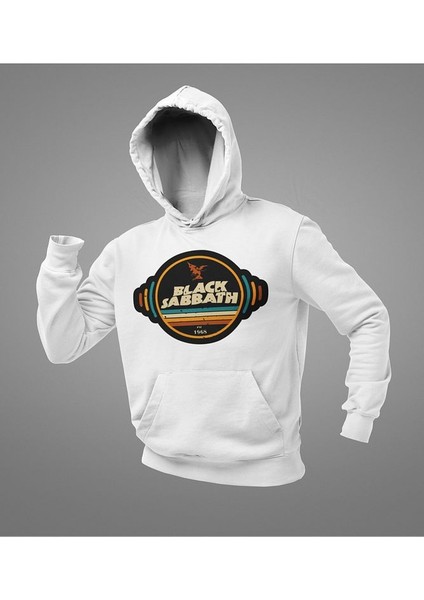 Rock Metal Müzik Grubu Black Sabbath 1968 Baskılı Unisex Oversize Hoodie modelleri