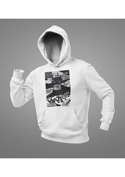 Dark Night Batman Film Baskılı Unisex Oversize Hoodie fiyatları