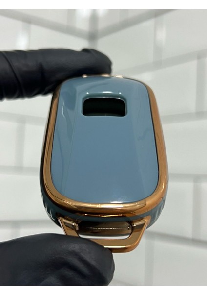 Yeni Honda Civic Crv Hrv Accord Smart Nano Anahtar Kılıfı 3 Buton Gri Gold fırsatları