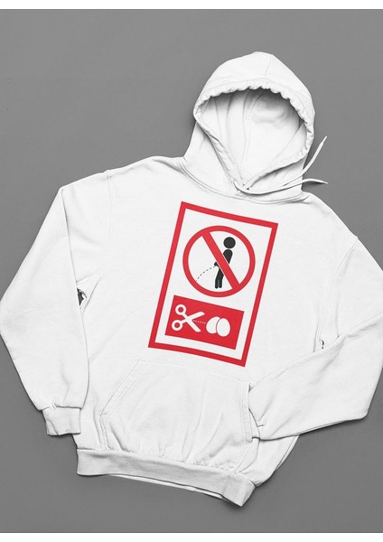 Komik Baskılı Unisex Oversize Tasarım Hoodie