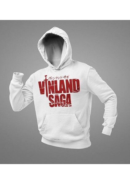 Vinland Saga Anime Dizi Yazılı Unisex Oversize Hoodie