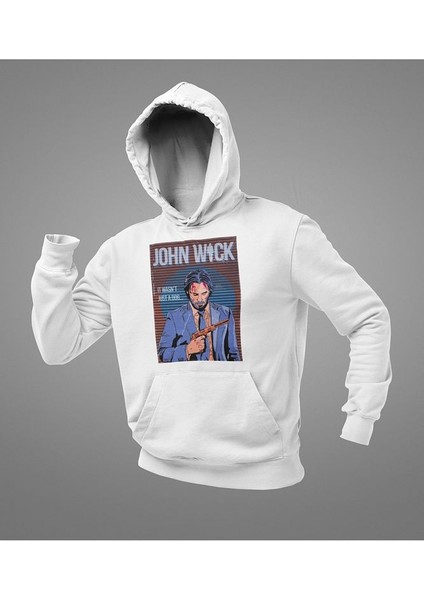 It Wasn't Just A Dog Yazılı Unisex Oversize John Wick Hoodie fiyatları