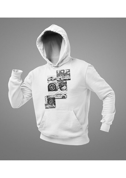 Tasarım Araba Baskılı Unisex Oversize Hoodie fiyatları