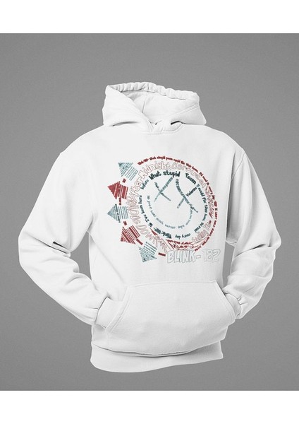 Tasarım BLINK-182 Baskılı Unisex Oversize Hoodie