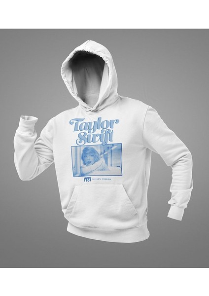 Özel Tasarım Taylor Swift Baskılı Unisex Oversize Şarkıcı Hoodie