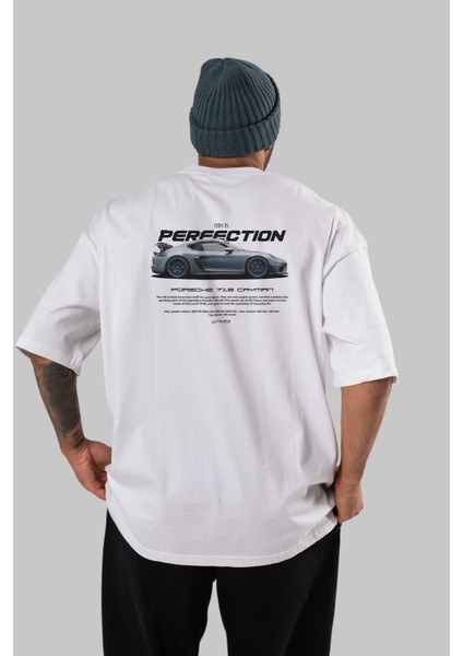 Thıs Is Perfectıon Arka Baskılı Oversize T-Shirt Erkek Kadın Unisex Pamuk Bisiklet Yaka