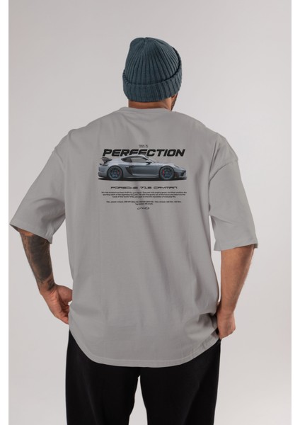 Thıs Is Perfectıon Arka Baskılı Oversize T-Shirt Erkek Kadın Unisex Pamuk Bisiklet Yaka Tişort