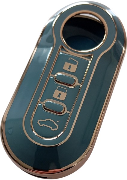 Doblo Ducato Boxer Jumper Uyumlu Nano Silikon Kumanda Anahtar Kılıfı Oto Anahtarlık Gri Gold fiyatları