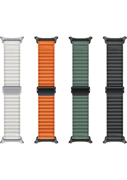 ​​samsung Galaxy Watch Ultra 47MM Metal Tokalı Ayarlanabilir Hasır Örgü Kordon KRD120 indirimleri