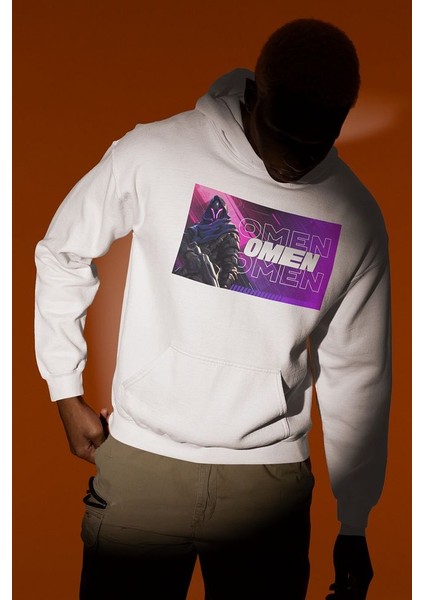 Omen Baskılı Unisex Oversize Vvalorant Hoodie fiyatları