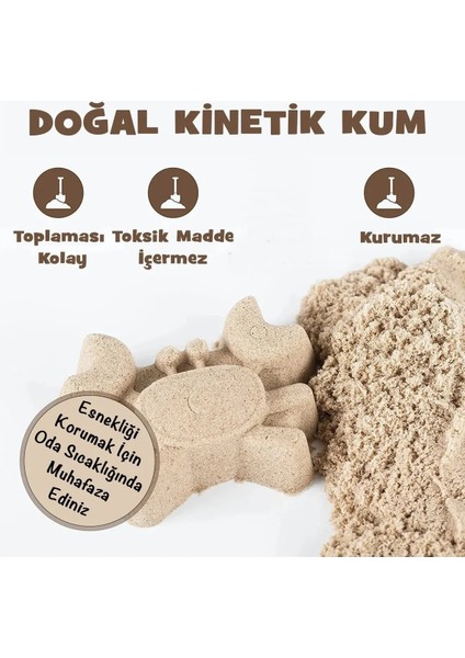 Doğal Kinetik Kum, Doğal Kinetik Kum, Kinetic Sand 500GR fırsatları