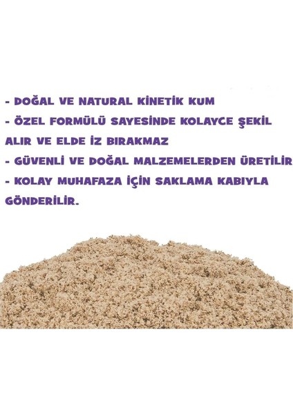 Doğal Kinetik Kum, Doğal Kinetik Kum, Kinetic Sand 500GR modelleri
