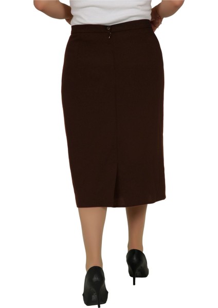 Kısa, Arkadan Yırtmaçlı Portoriko Kumaş Astarlı Kalem Etek Orun Boy 70 cm indirimleri