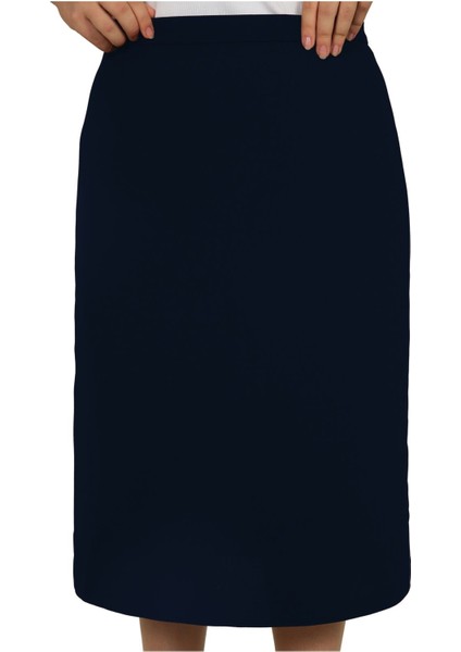 Kısa, Arkadan Yırtmaçlı Portoriko Kumaş Astarlı Kalem Etek Orun Boy 70 cm modelleri