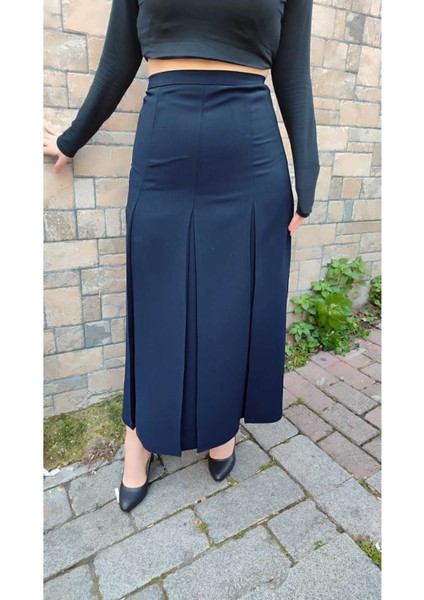 Tesettür Büyük Beden Fişekli Astarlı Portoriko Kloş Anne Eteği Urun Boy 95 cm fırsatları