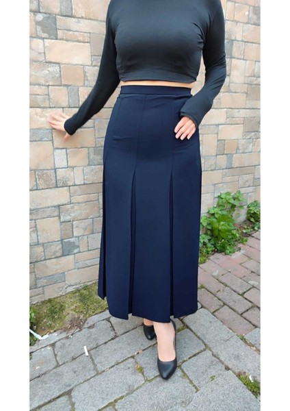 Tesettür Büyük Beden Fişekli Astarlı Portoriko Kloş Anne Eteği Urun Boy 95 cm indirimleri