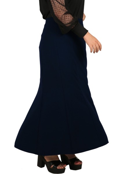Tesettür Büyük Beden Battal 8 Parçalı Astarlı Yarım Kloş Portoriko Kumaş Anne Eteği fiyatları